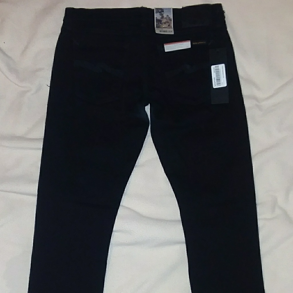 Nudie Jeans Co. Long John Black Black jeans
